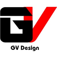 GV Design logo, GV Design contact details