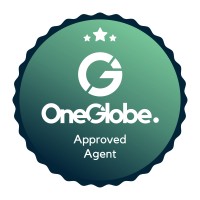 OneGlobe logo, OneGlobe contact details