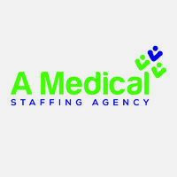 A Medical Staffing Agency logo, A Medical Staffing Agency contact details