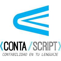 ContaScript logo, ContaScript contact details