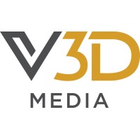 V3D Media logo, V3D Media contact details