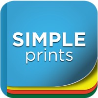 SimplePrints logo, SimplePrints contact details