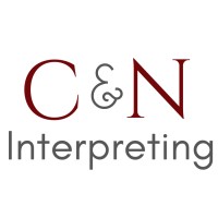 C & N Interpreting logo, C & N Interpreting contact details