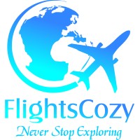 FlightsCozy logo, FlightsCozy contact details