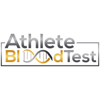 AthleteBloodTest.com logo, AthleteBloodTest.com contact details