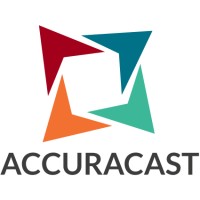 AccuraCast logo, AccuraCast contact details