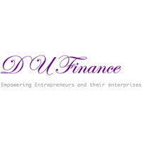 D U Finance logo, D U Finance contact details