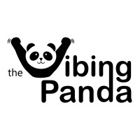 The Vibing Panda logo, The Vibing Panda contact details