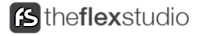 The Flex Studio logo, The Flex Studio contact details