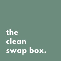 The Clean Swap Box logo, The Clean Swap Box contact details