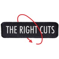 The Right Cuts logo, The Right Cuts contact details