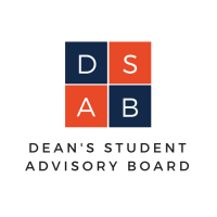 The Dean's Student Advisory Board logo, The Dean's Student Advisory Board contact details