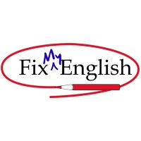 Fix My English logo, Fix My English contact details