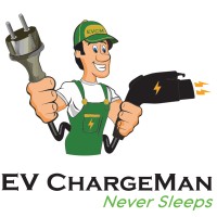 EVChargeMan logo, EVChargeMan contact details