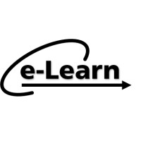 e-Learn logo, e-Learn contact details