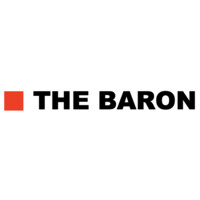 THE BARON logo, THE BARON contact details