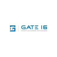 Gate-16 logo, Gate-16 contact details