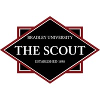 The Scout, Bradley University logo, The Scout, Bradley University contact details