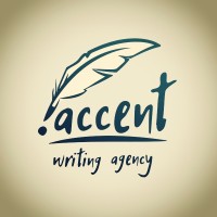 .accent writing agency logo, .accent writing agency contact details