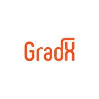 GradX logo, GradX contact details