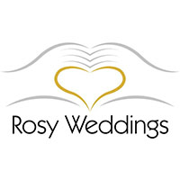 Rosy Weddings logo, Rosy Weddings contact details