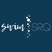 SwimSRQ logo, SwimSRQ contact details