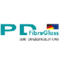 P D Glass logo, P D Glass contact details