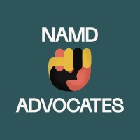 The NAMD Advocates logo, The NAMD Advocates contact details