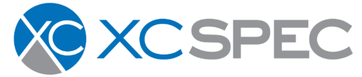 XCSpec logo, XCSpec contact details