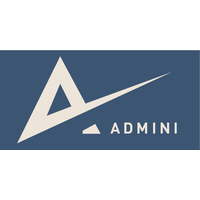 Admini as logo, Admini as contact details