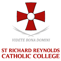 St Richard Reynolds Catholic College logo, St Richard Reynolds Catholic College contact details