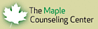 The Maple Counseling Center logo, The Maple Counseling Center contact details