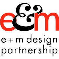 e&m design partnership logo, e&m design partnership contact details