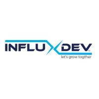 InfluxDev logo, InfluxDev contact details