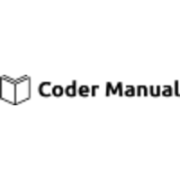 Coder Manual logo, Coder Manual contact details