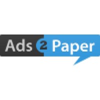 Ads2paper logo, Ads2paper contact details