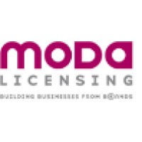 MODA Licensing logo, MODA Licensing contact details