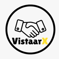 VistaarX logo, VistaarX contact details