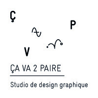 Ça Va 2 Paire, graphic design studio logo, Ça Va 2 Paire, graphic design studio contact details