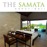 The Samata logo, The Samata contact details