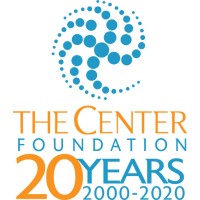 The Center Foundation logo, The Center Foundation contact details