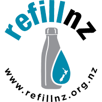 Refill NZ logo, Refill NZ contact details