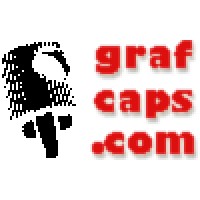 GrafCaps.com logo, GrafCaps.com contact details