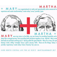 Martha + Mary logo, Martha + Mary contact details