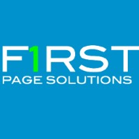 First Page Solutions logo, First Page Solutions contact details