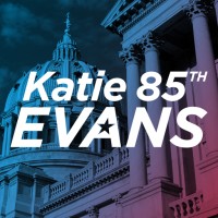 Katie Evans for Representative logo, Katie Evans for Representative contact details