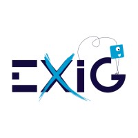 EXIG logo, EXIG contact details