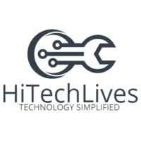 HiTech Lives logo, HiTech Lives contact details