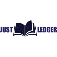 JustLedger logo, JustLedger contact details