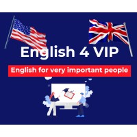 English4VIP logo, English4VIP contact details